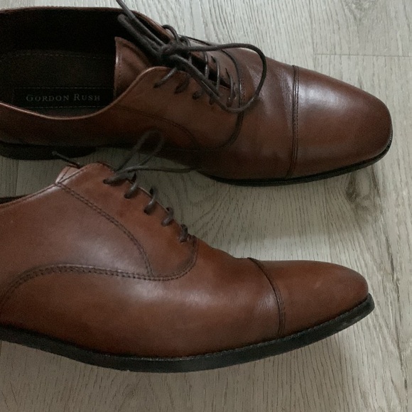 Gordon‎ Rush Dillon leather Oxfords size 10.5  tan brown - Picture 10 of 14